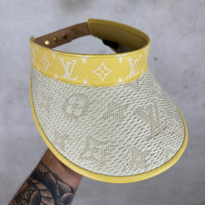 Louis Vuitton Woven Leather Monogram Visor