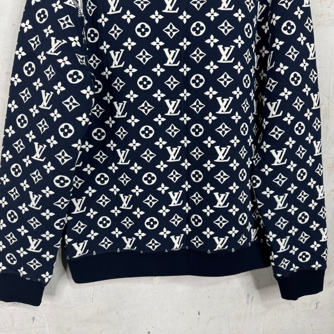 Louis Vuitton Navy Monogram Sweater