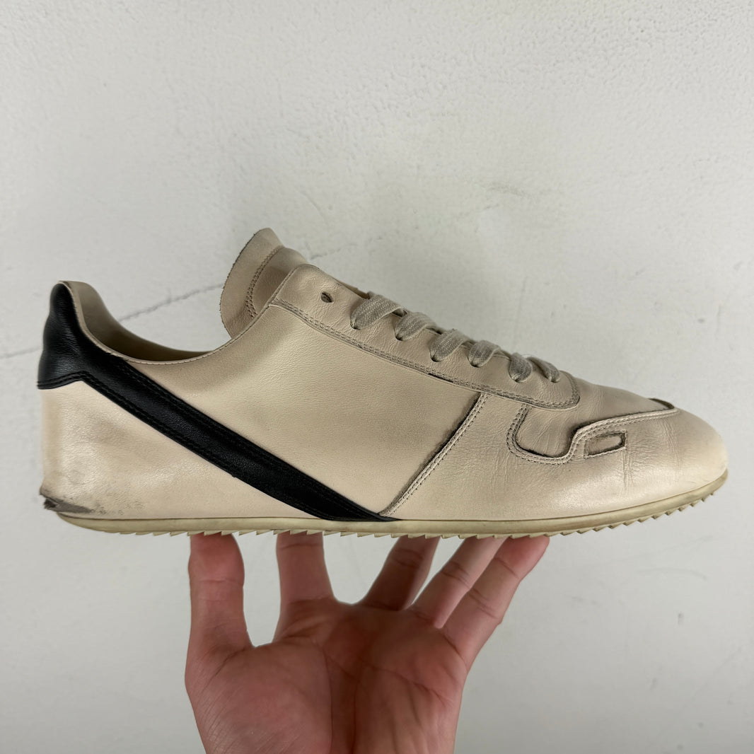 Rick Owens Milk Minimal Sneakers