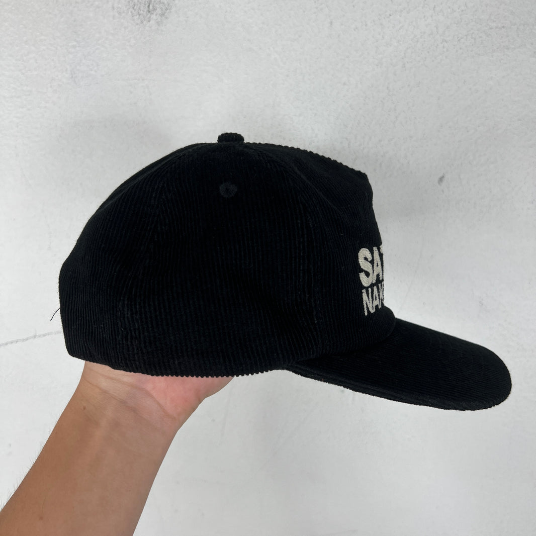Satoshi Nakamoto Corduroy Chainstitch Logo Hat