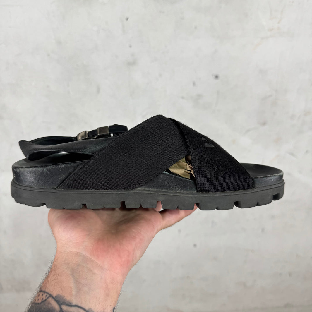 Prada Straped Logo Sandals