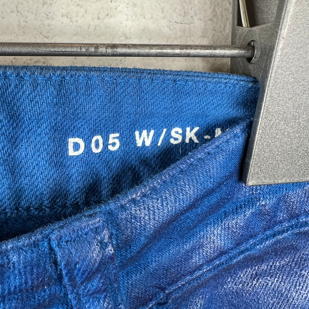 Saint Laurent Blue Waxed D05 Jeans