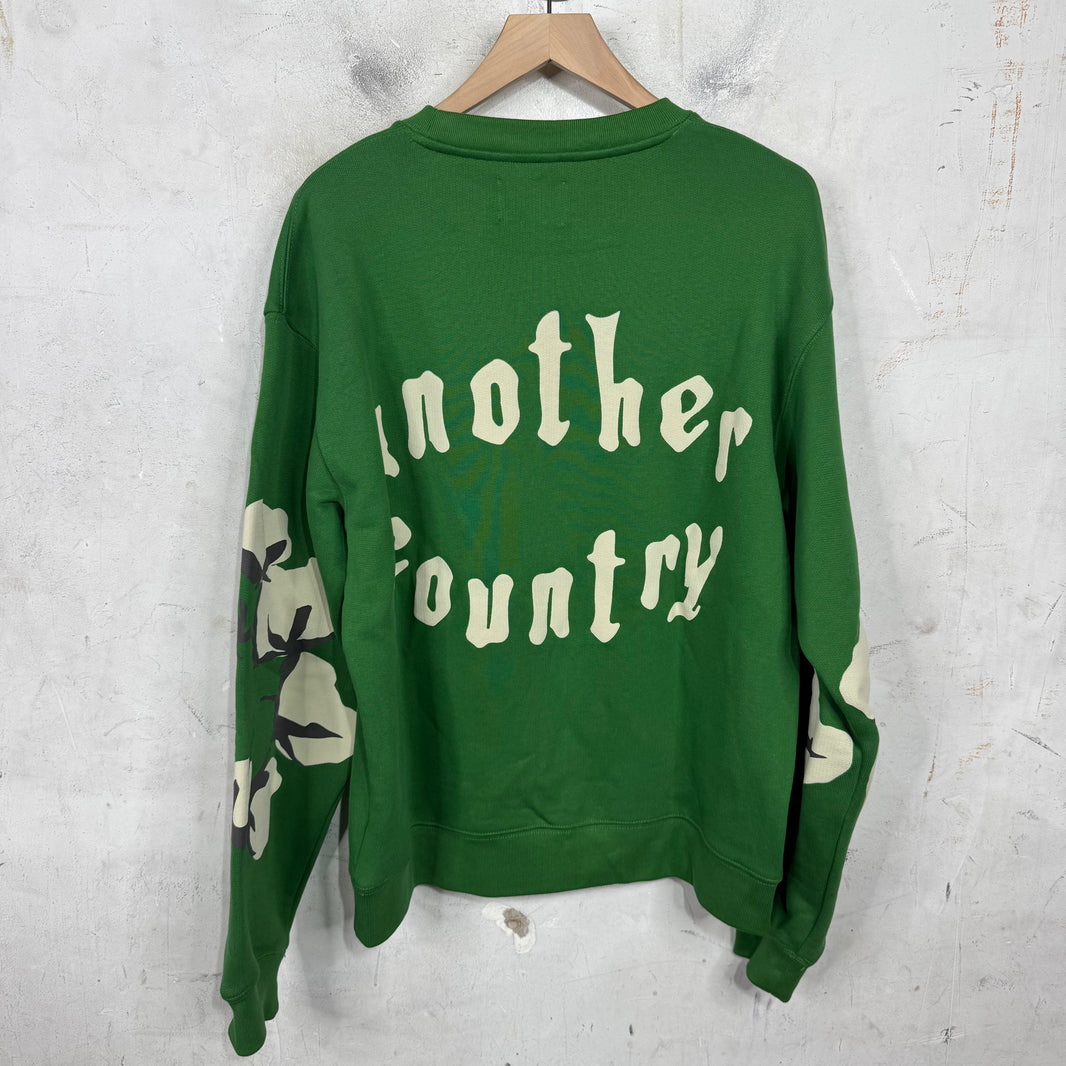 Denim Tears x CPFM Green Wreath Crewneck Sweater