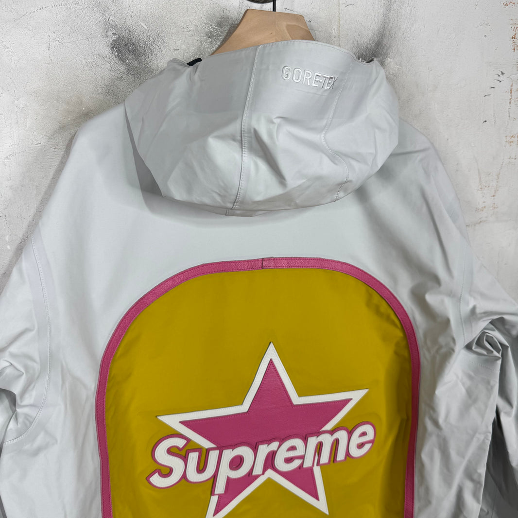 Supreme x Vanson White/Pink/Yellow Rain Jacket