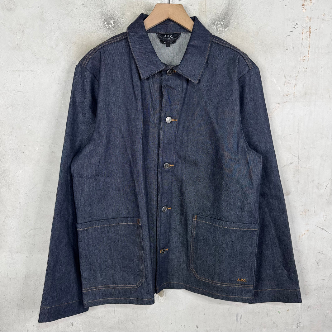APC Raw Denim Chore Coat