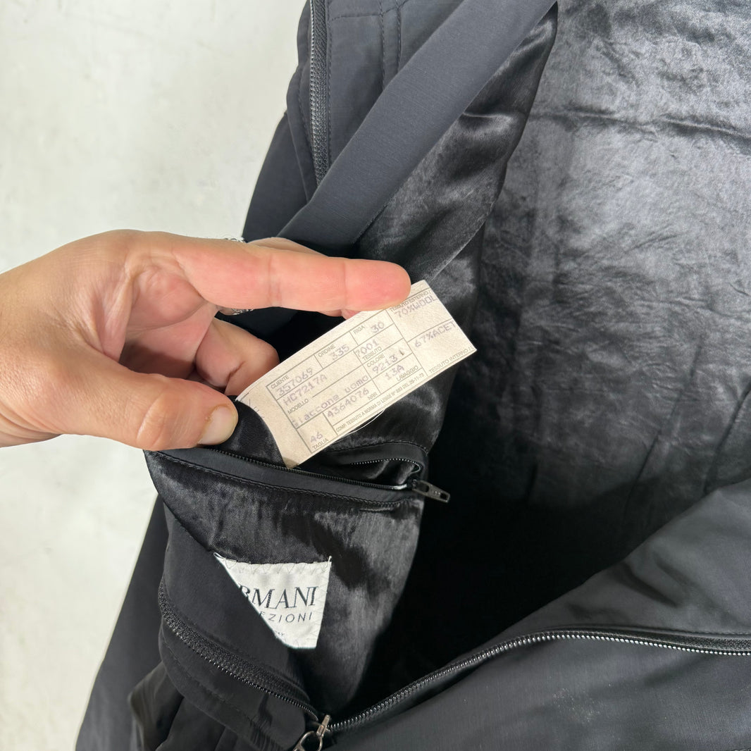 Armani Loro Piana Black Tech Jacket