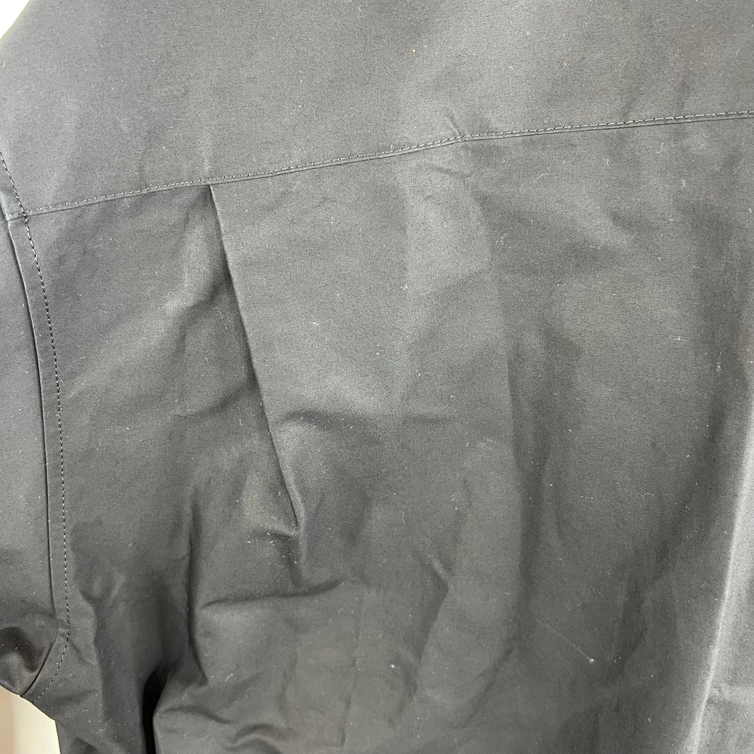 Balenciaga Black Cocoon Snap Button LS Shirt