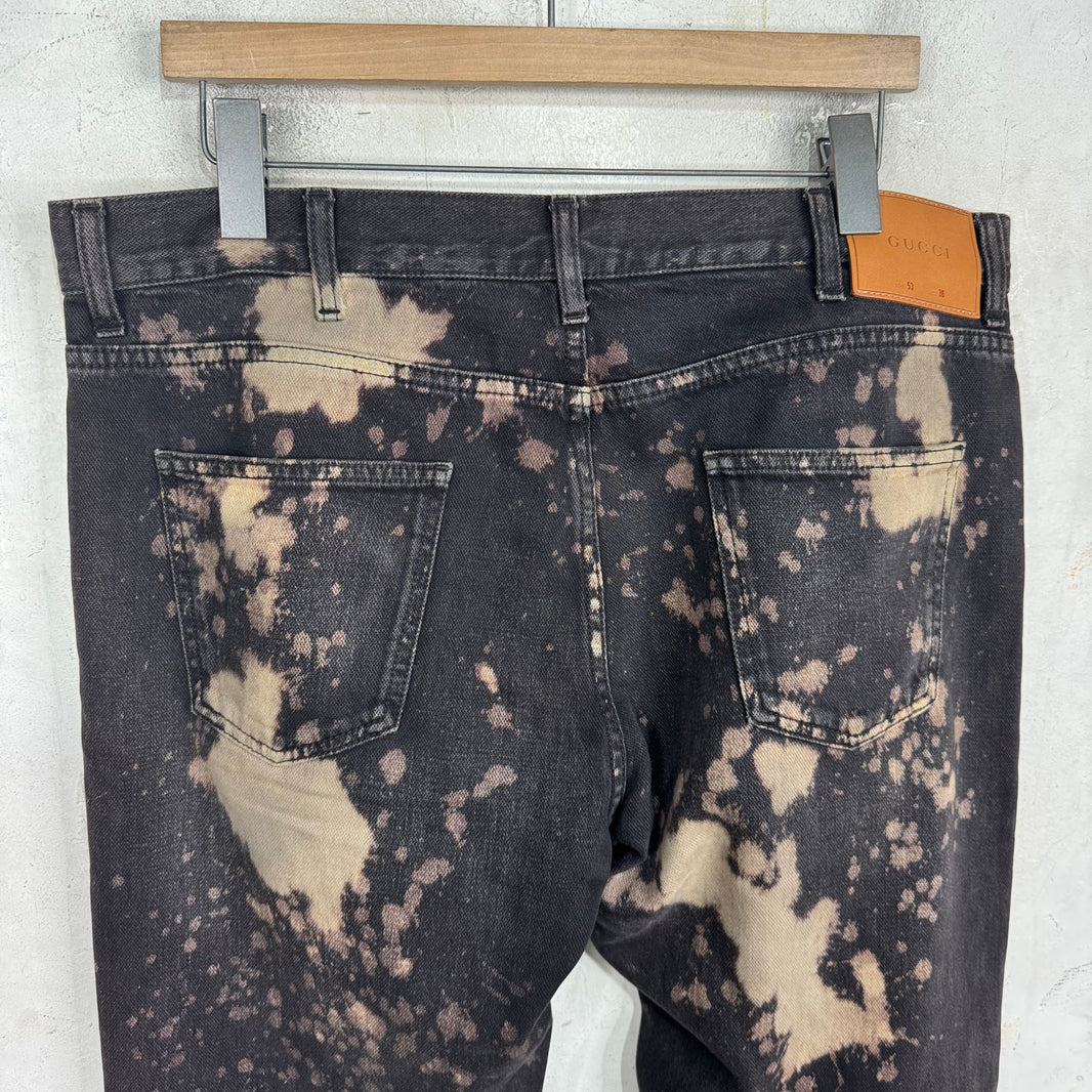 Gucci Bleached Straight Jeans