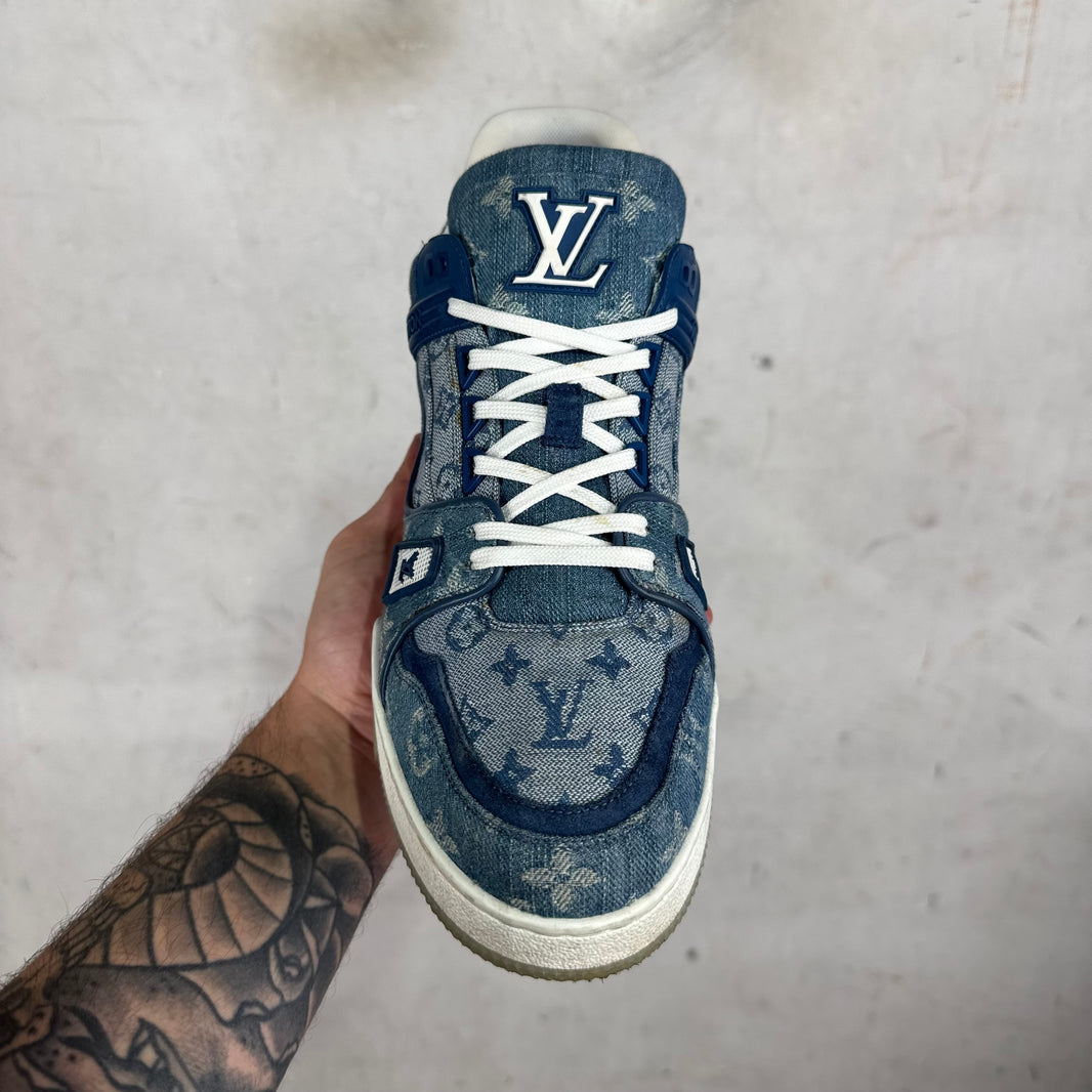 Louis Vuitton Denim Monogram Trainers