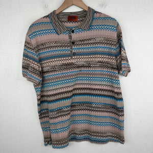 Missoni Multicolor Knit Polo T-Shirt