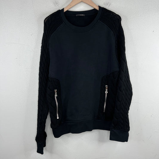 Balmain Army Knit Hybrid Crewneck