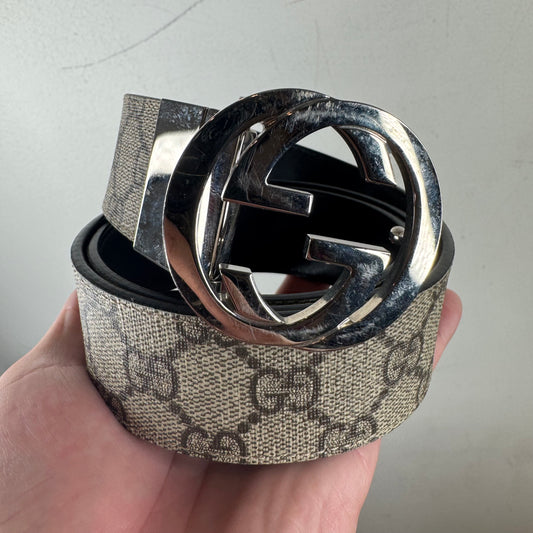 Gucci Reversible Monogram Belt
