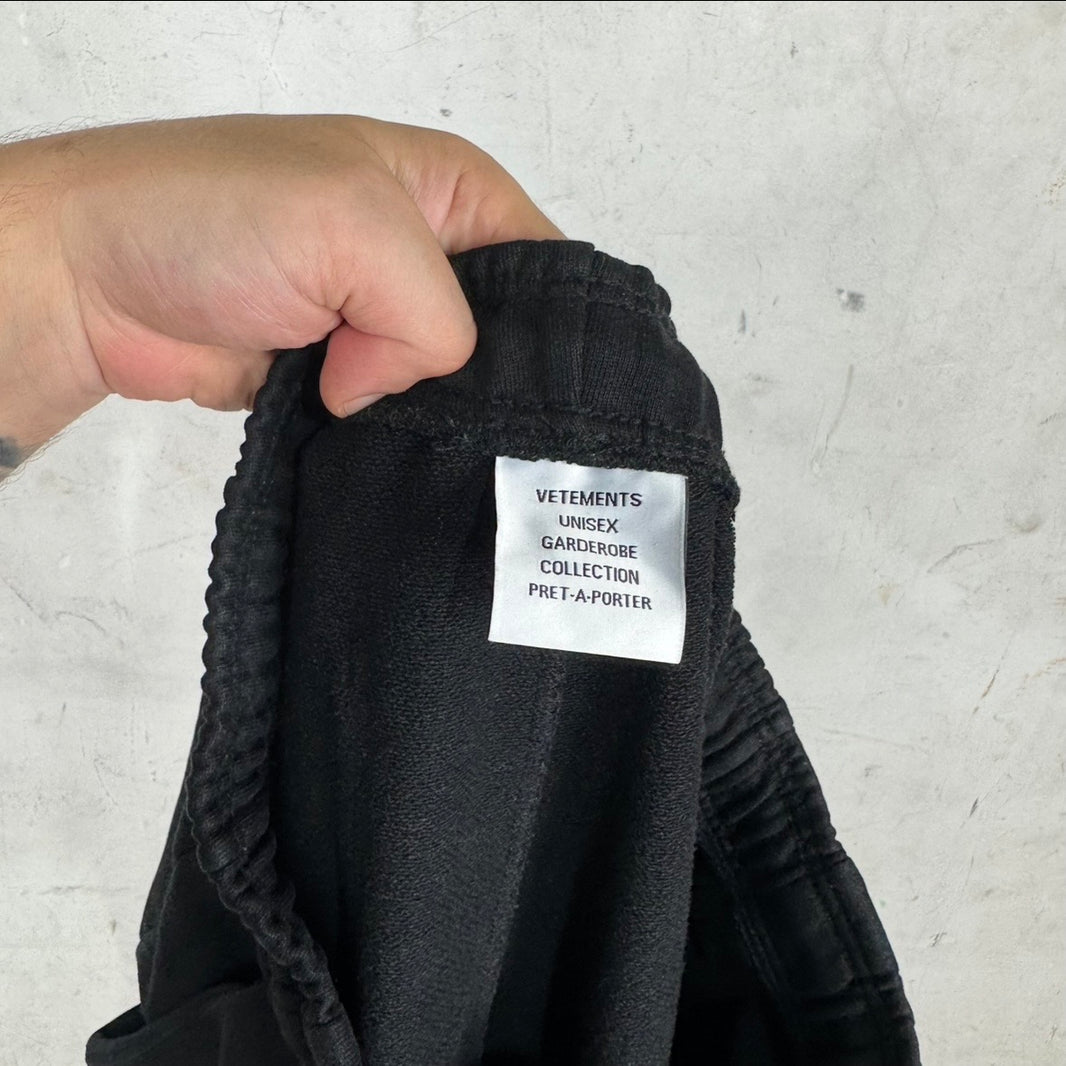 Vetements Gothic Metal Baggy Sweatpants