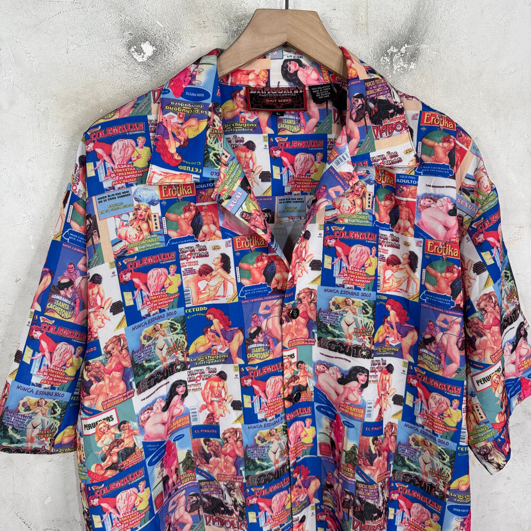 Vintage Adult Magazine Button Up
