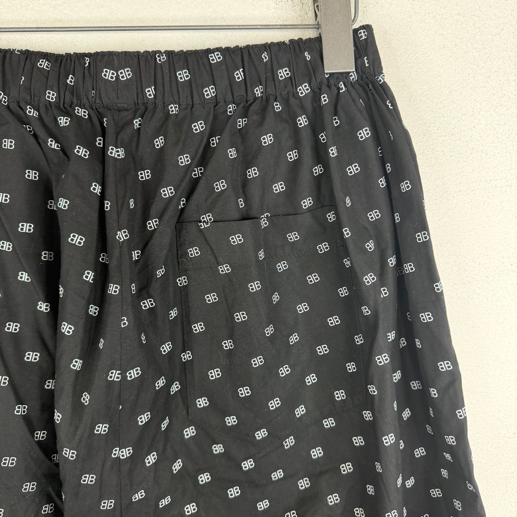 Balenciaga BB Monogram Shorts