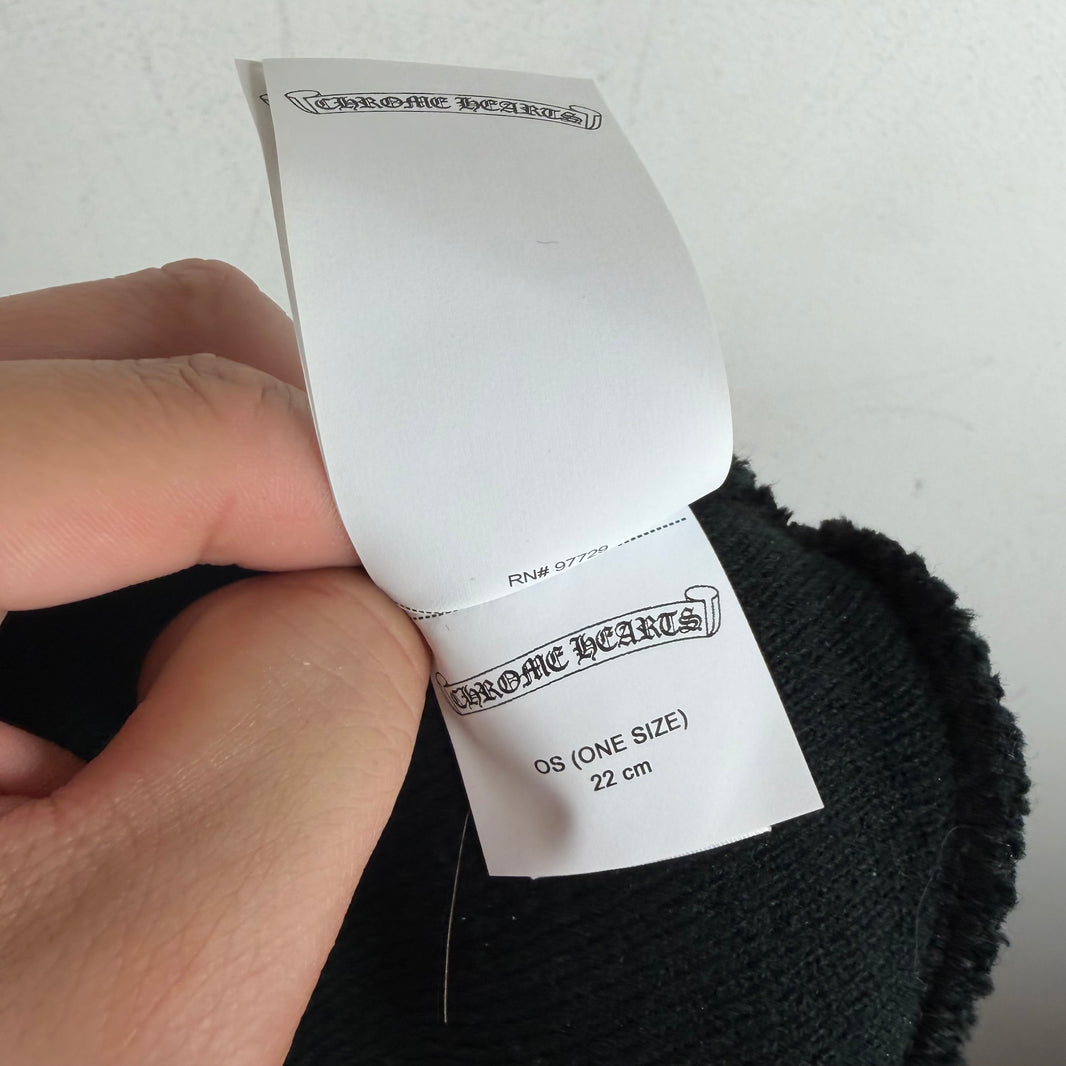 Chrome Hearts Black CH Beanie