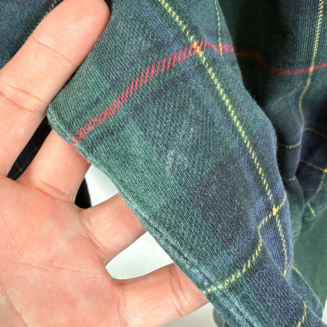 Ralph Lauren Polo Plaid Crest Crewneck