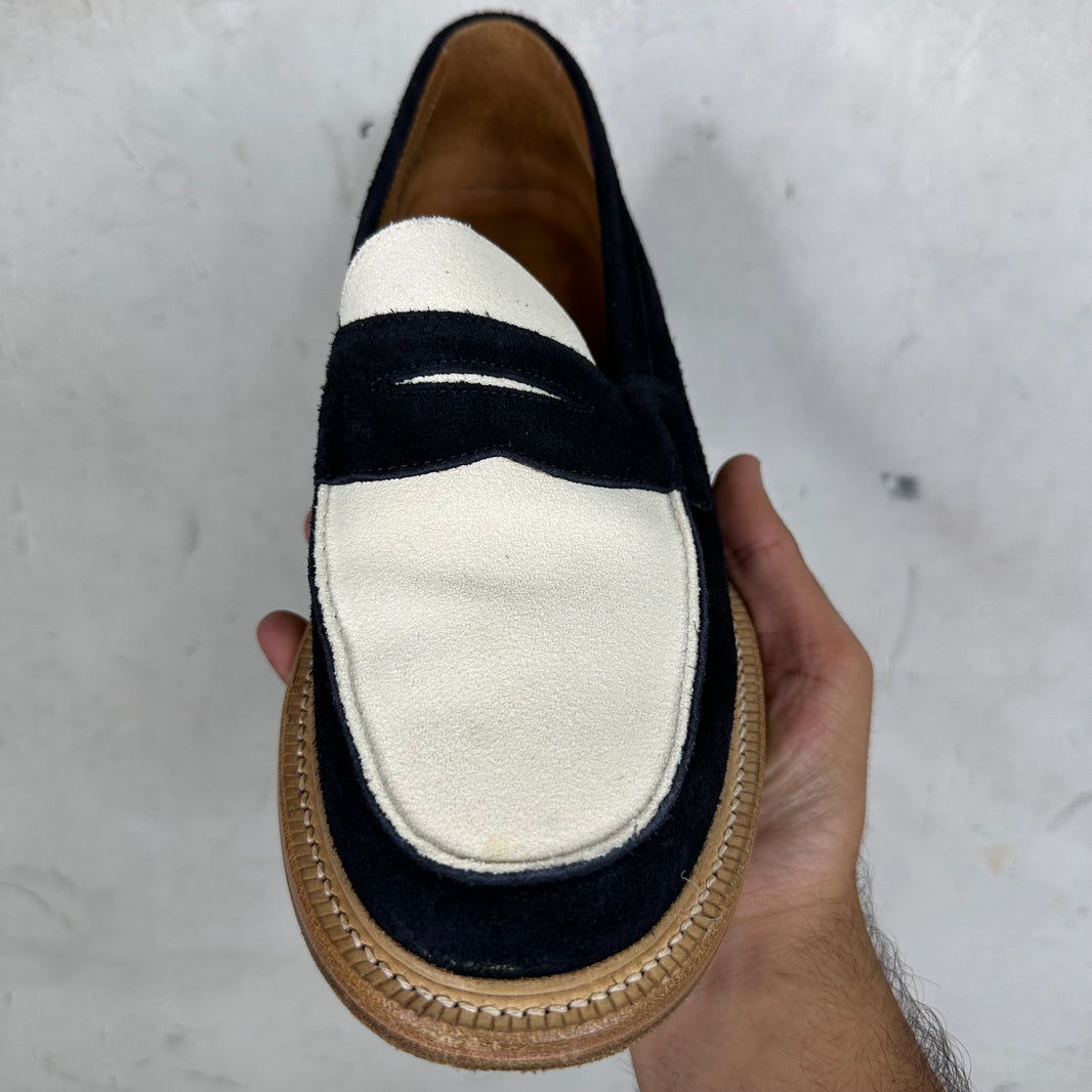 Blackstock & Weber Suede Penny Loafers