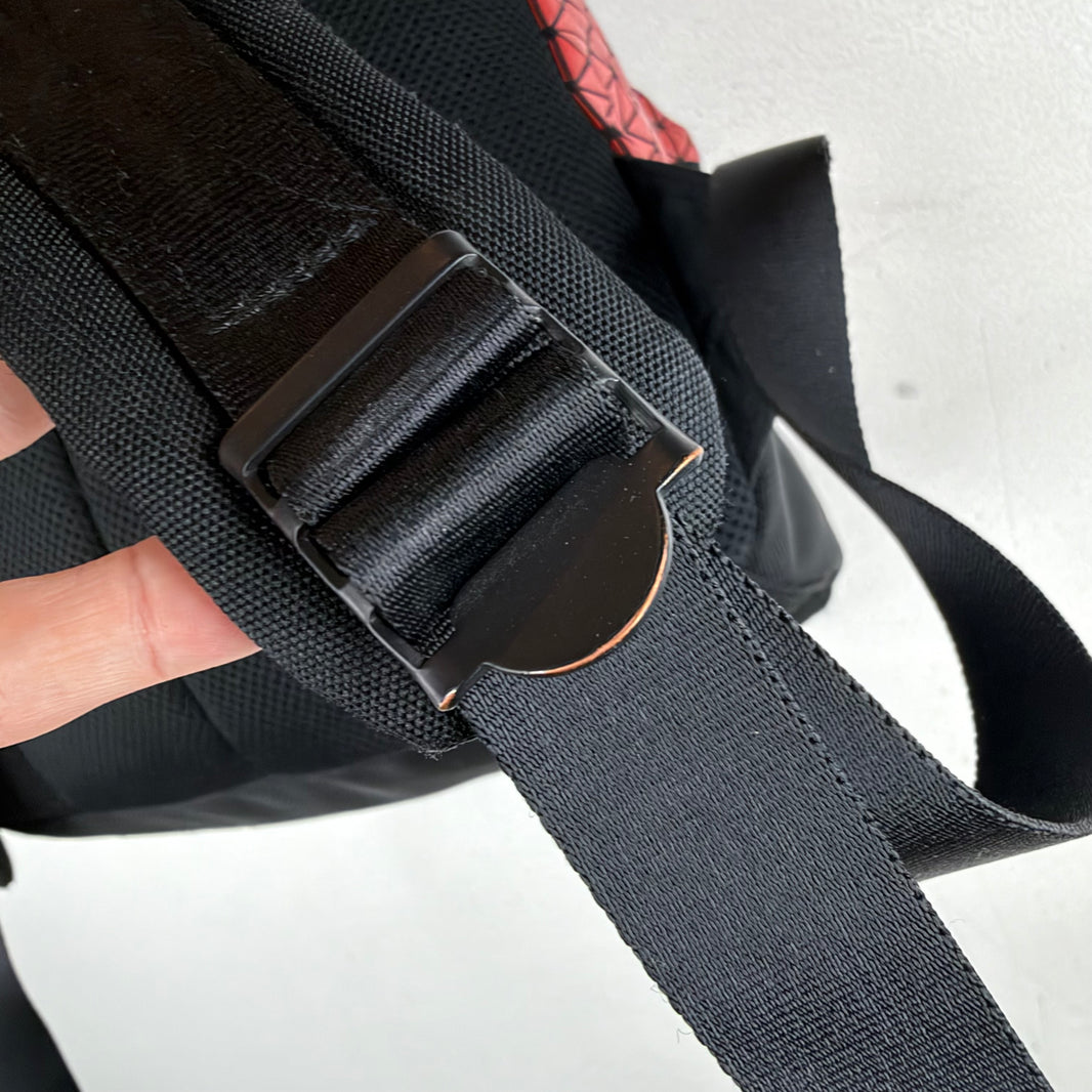 Issey Miyake Red Bao Bao Backpack