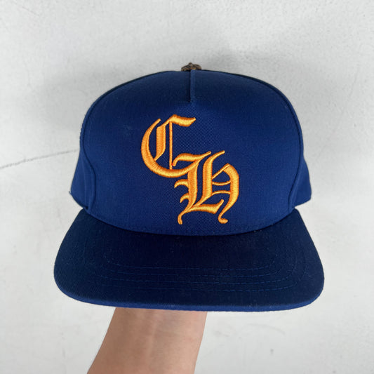 Chrome Hearts Blue/Orange CH Snapback Hat