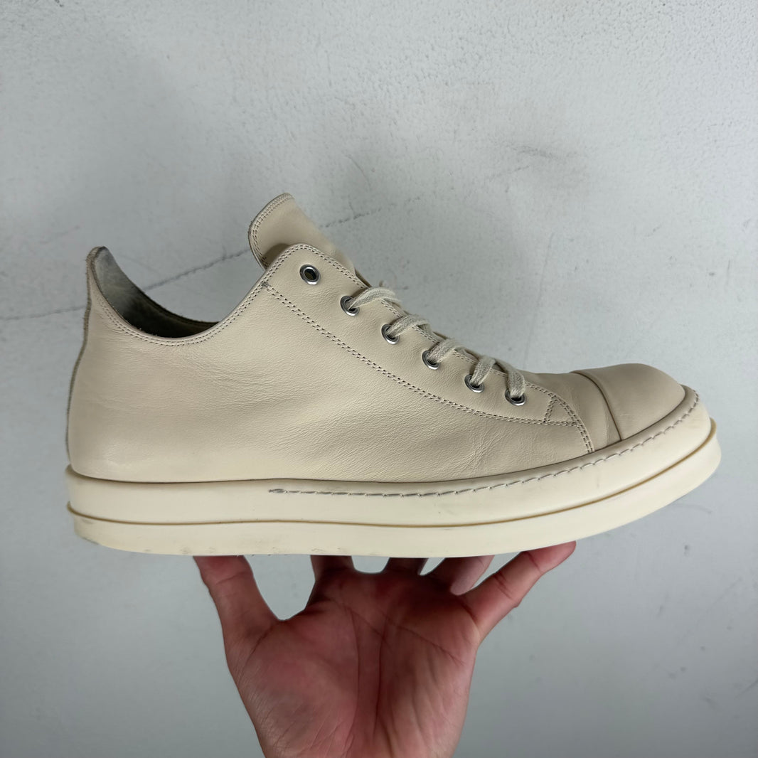 Rick Owens Milk Leather Ramone Lows