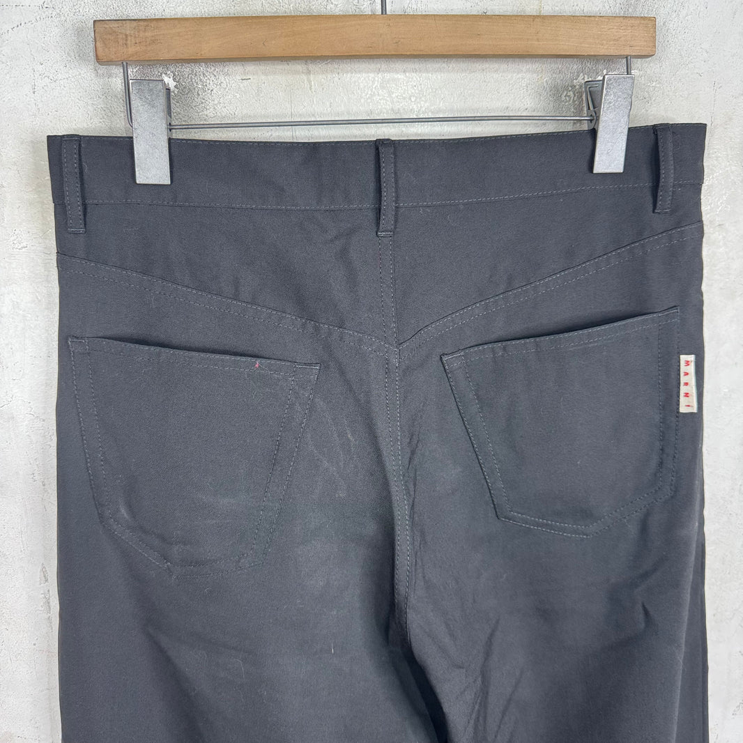 Marni Loose Black Trousers