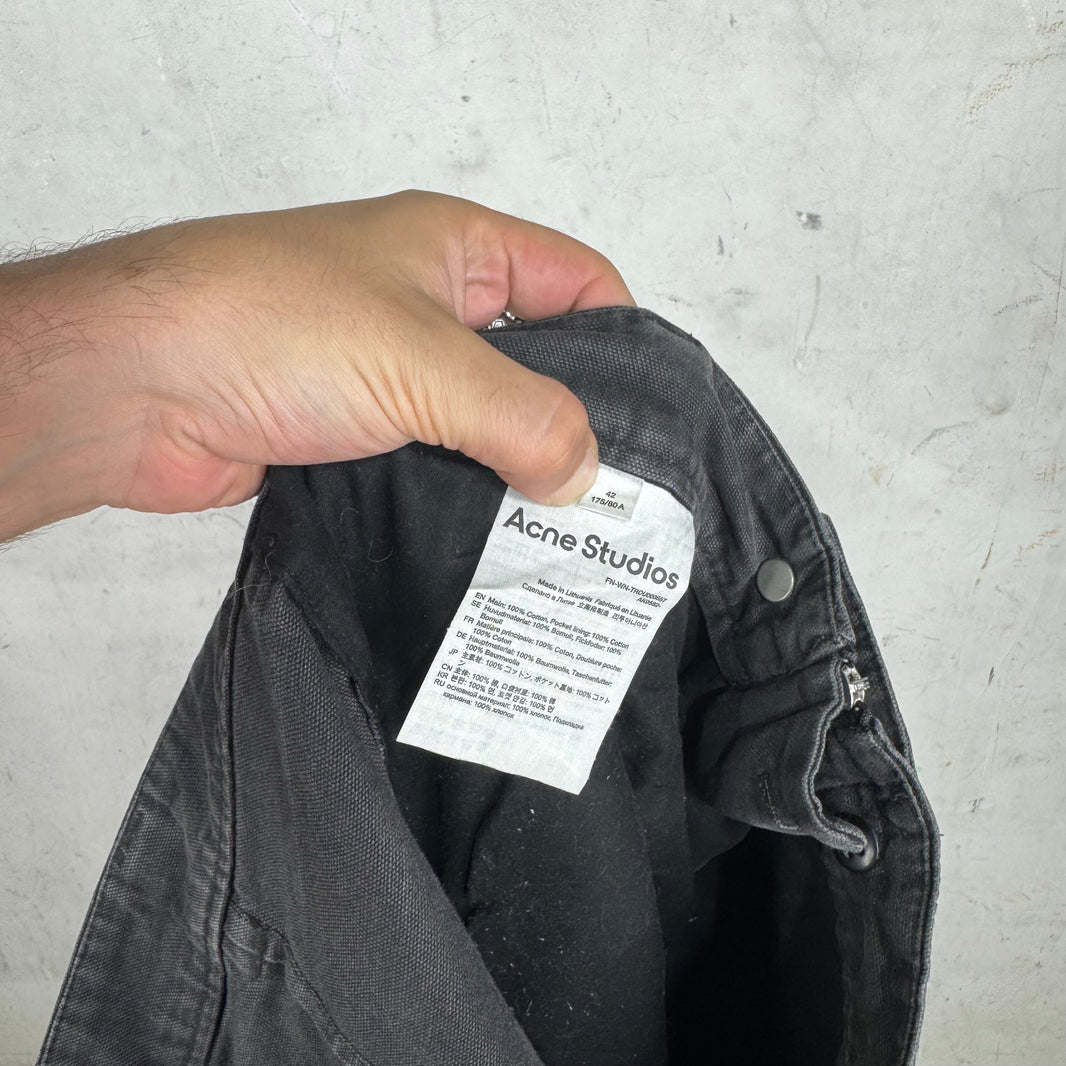 Acne Studios Washed Canvas Cargo
