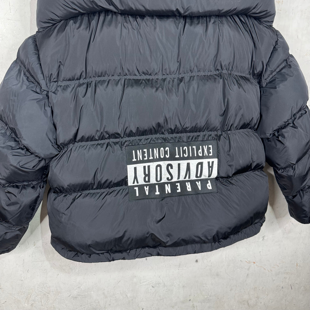 Vetements Upside Down Parental Advisory Down Jacket