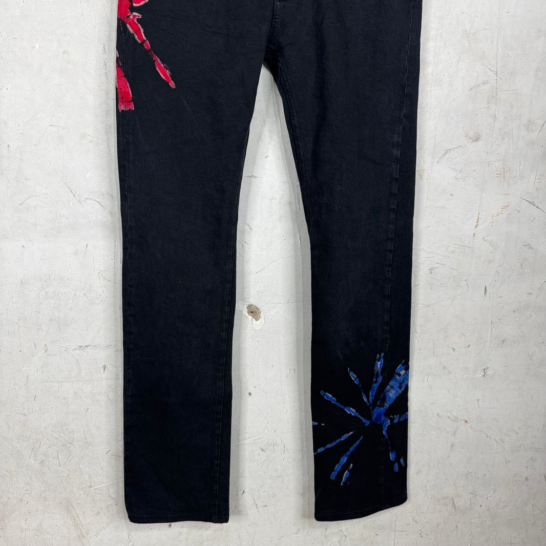 Calvin Klein 205W39NYC Black Tie Dye Jeans