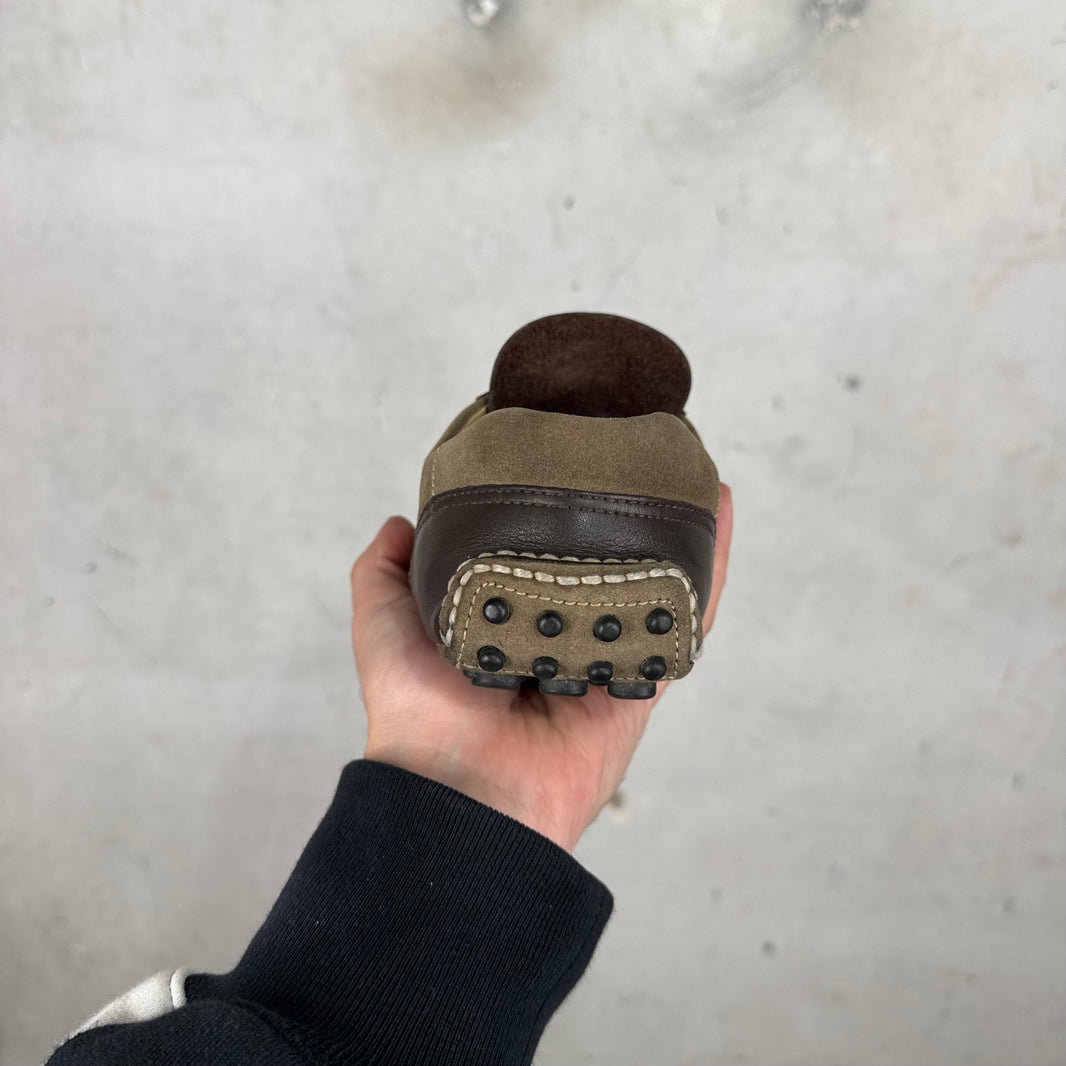 Prada Suede Mesh Car Shoes