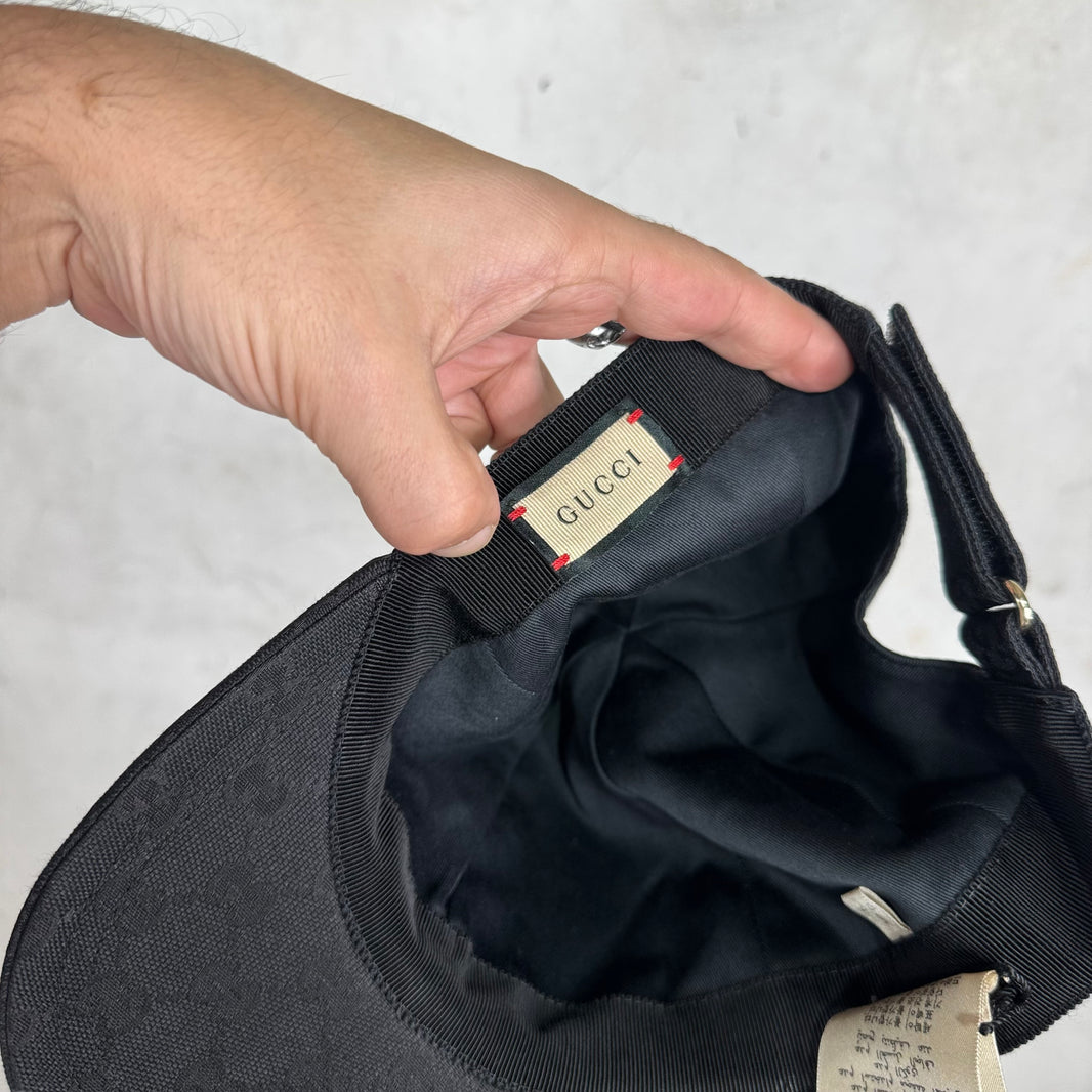 Gucci Monogram Patch Logo Hat New
