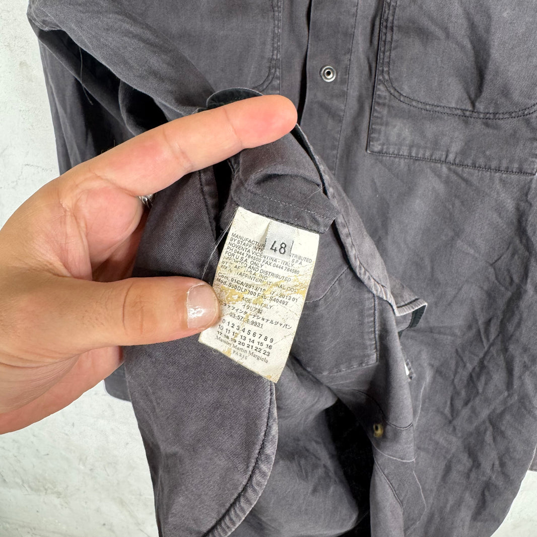Margiela Faded Chore Snapped Button Shirt