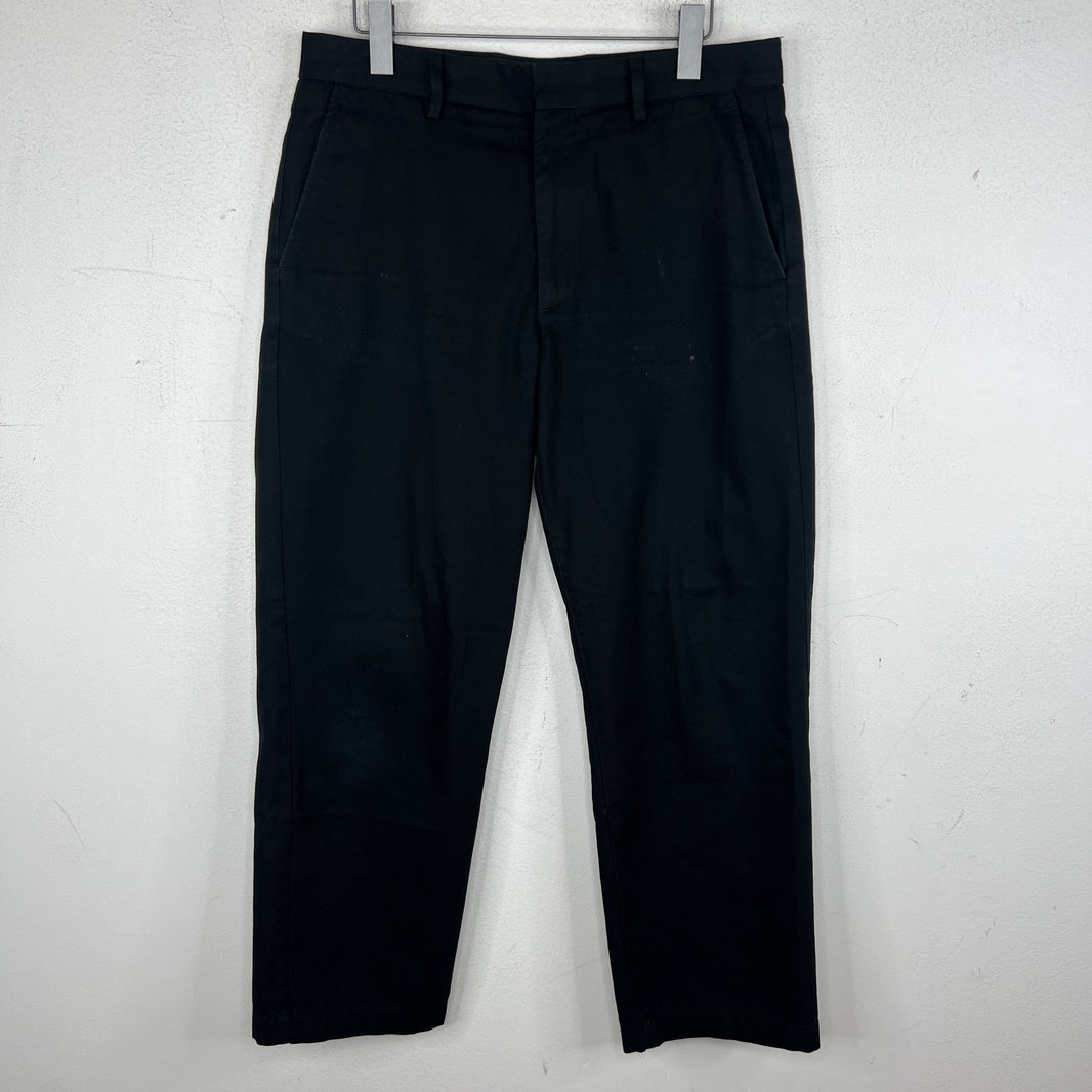 Acne Studios Black Straight Leg Trousers