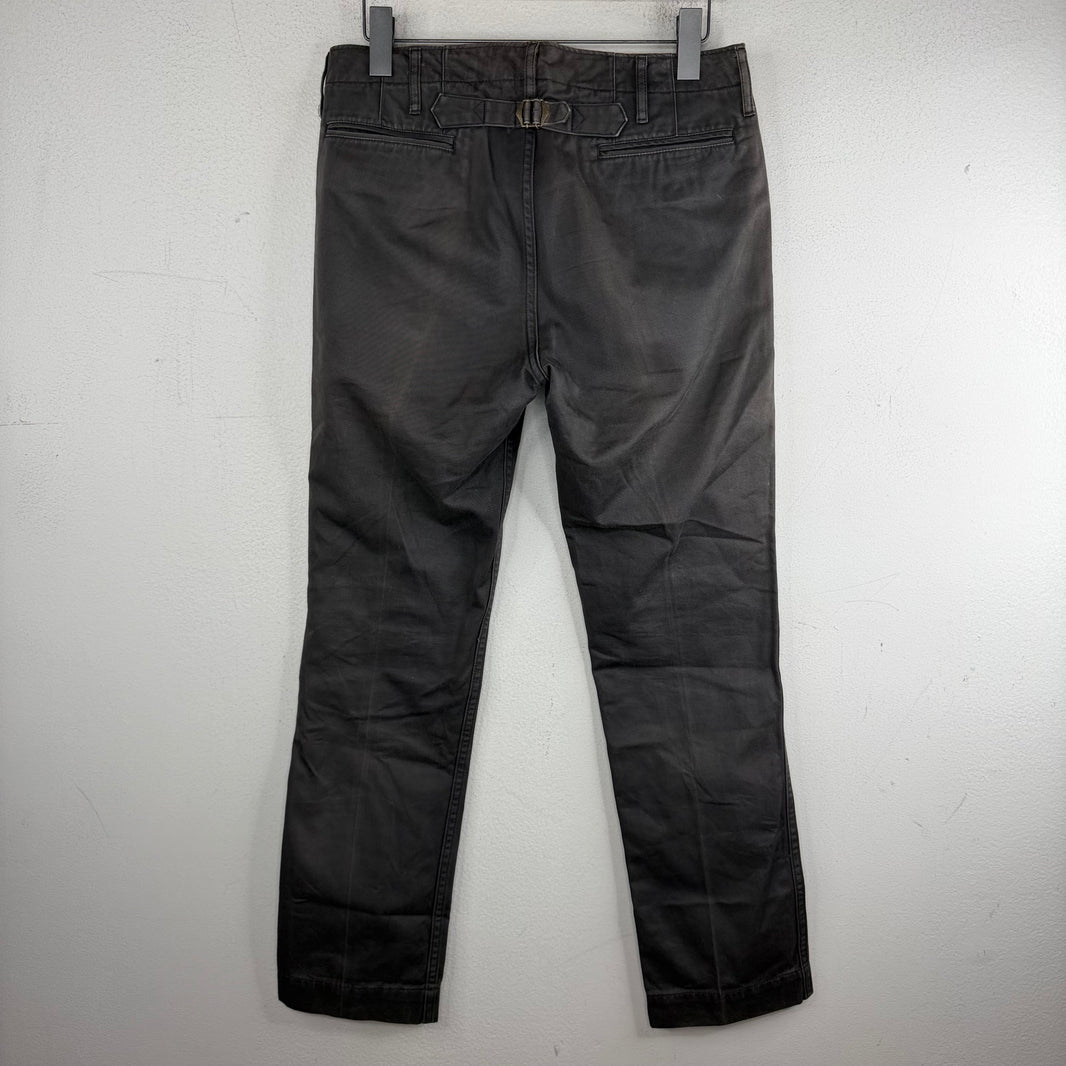 Visvim Gray Buckleback Chino Pants