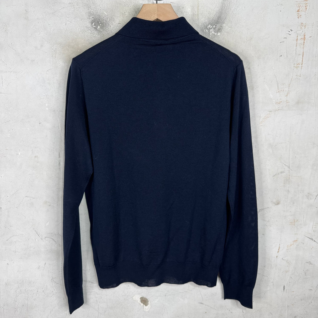 Prada Wool Rugby Polo Sweater