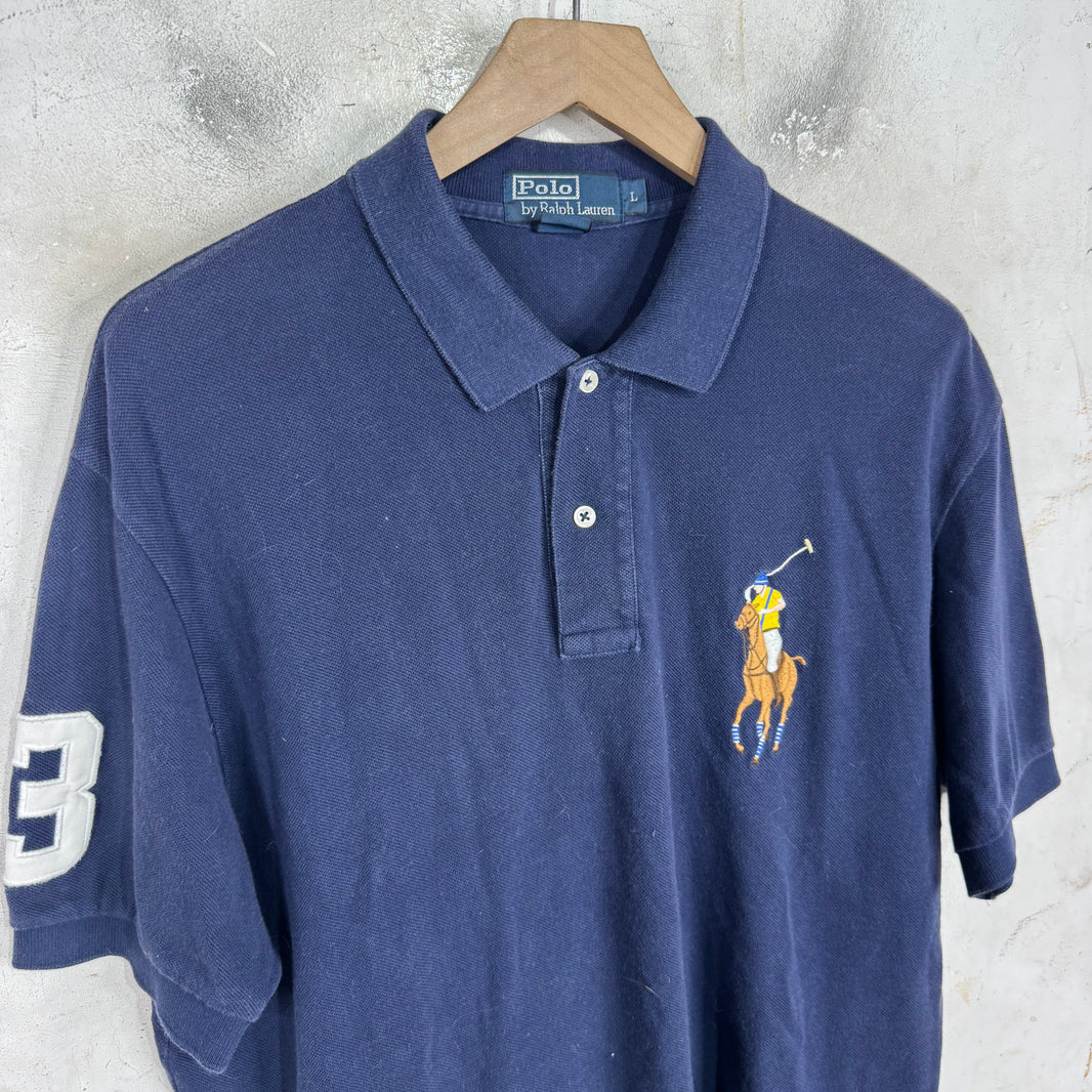 Ralph Lauren Navy Realistic Pony Polo