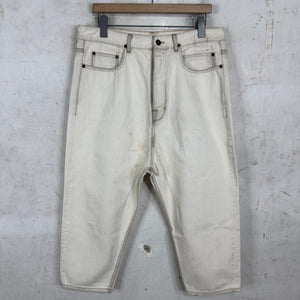 DRKSHDW White Collapse Cut Jeans