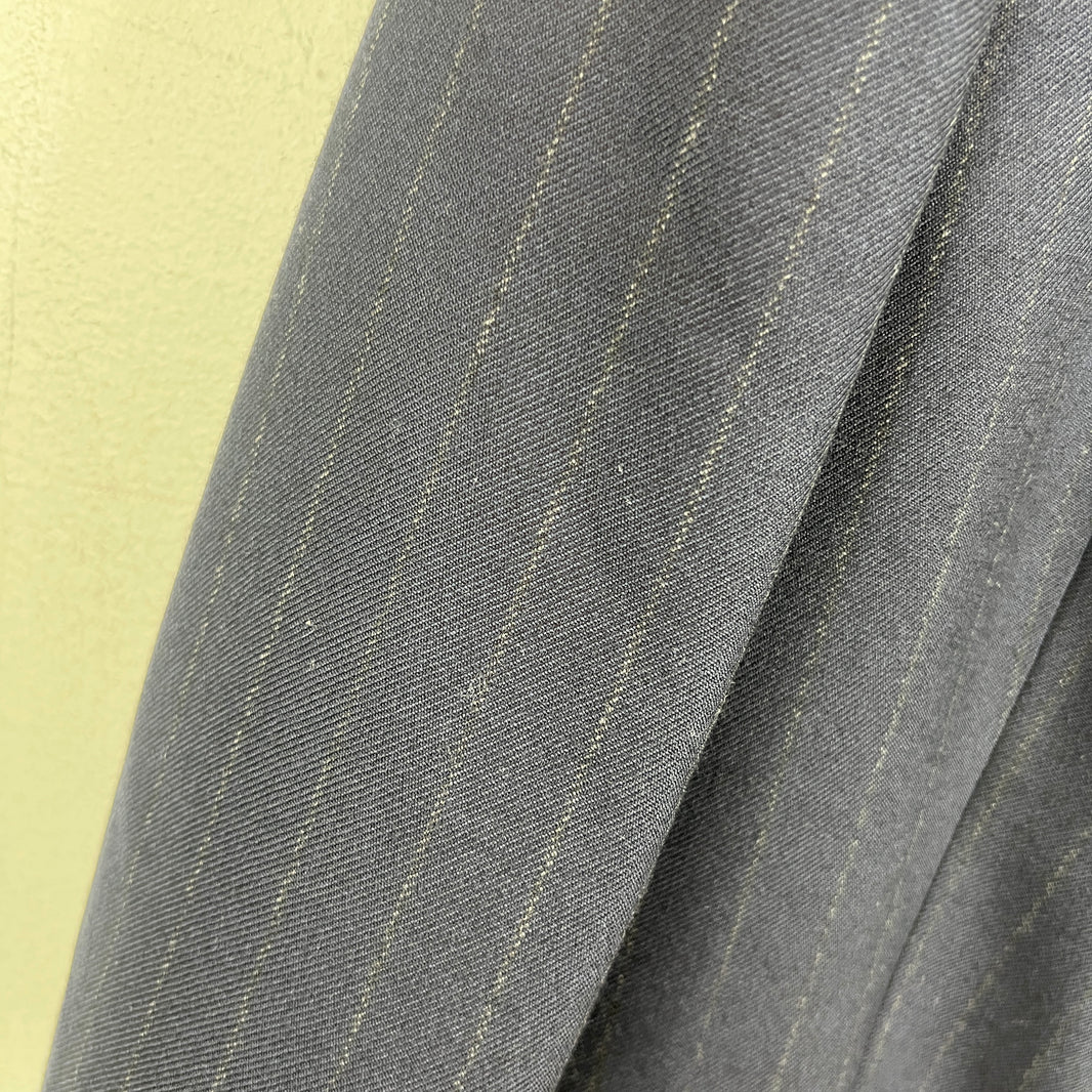 Dries Van Noten Striped Navy Suit Set