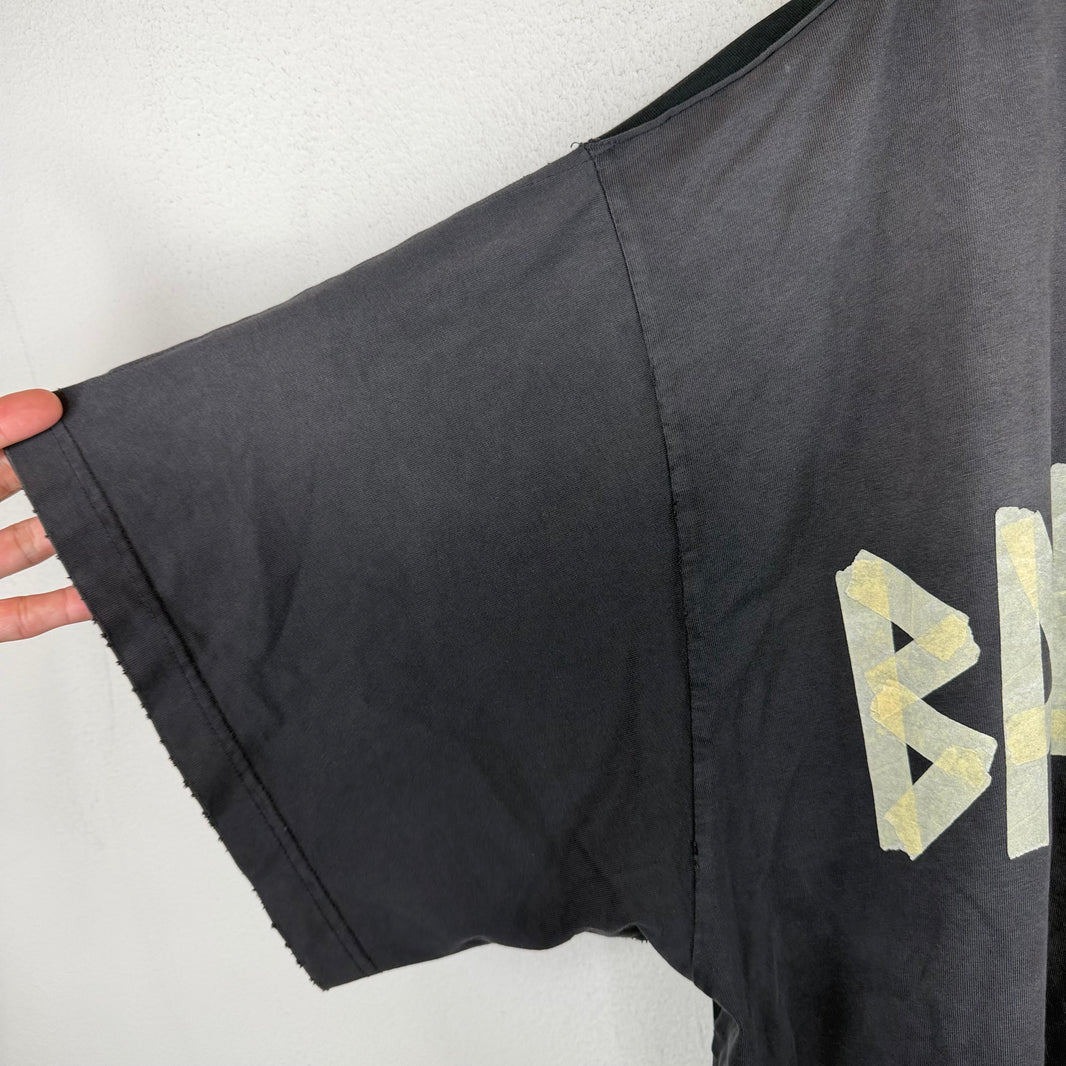 Balenciaga Hybrid Split Tape/Sporty B Logo T-Shirt