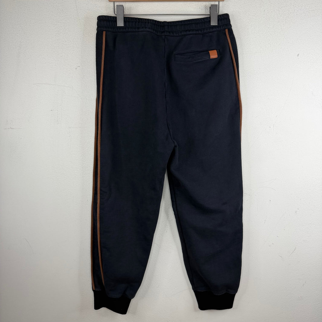 Loewe Navy Side Ribbed Sweatpants