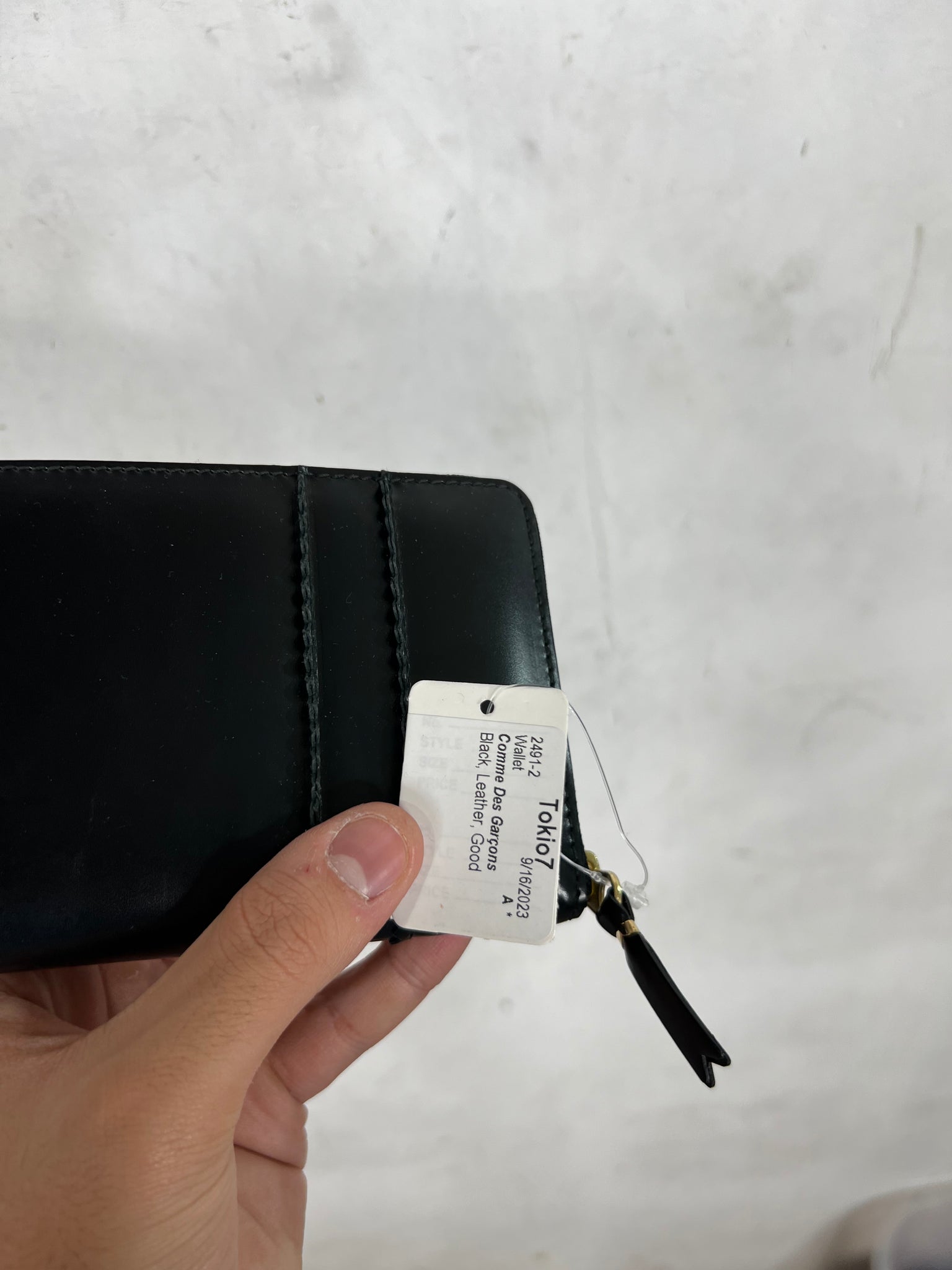 CDG Leather Long Wallet