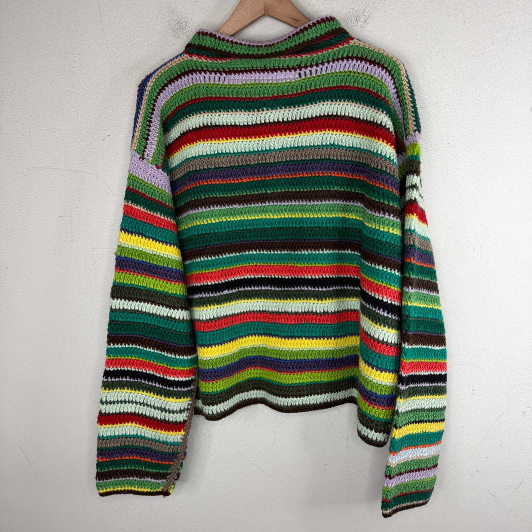 CPFM Crochet Knit Green Cardigan