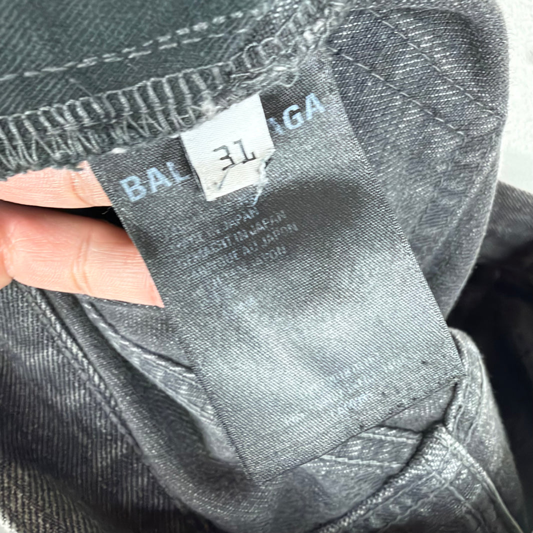 Balenciaga Convertible Denim Shorts