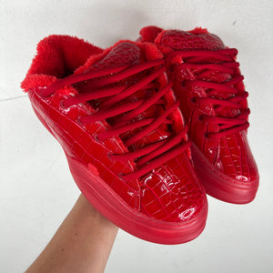 ERL Rouge Croco Vamp Sneakers