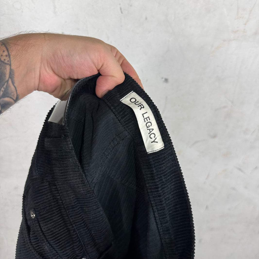Our Legacy Corduroy DIstressed Waxed Vast Cut Pants