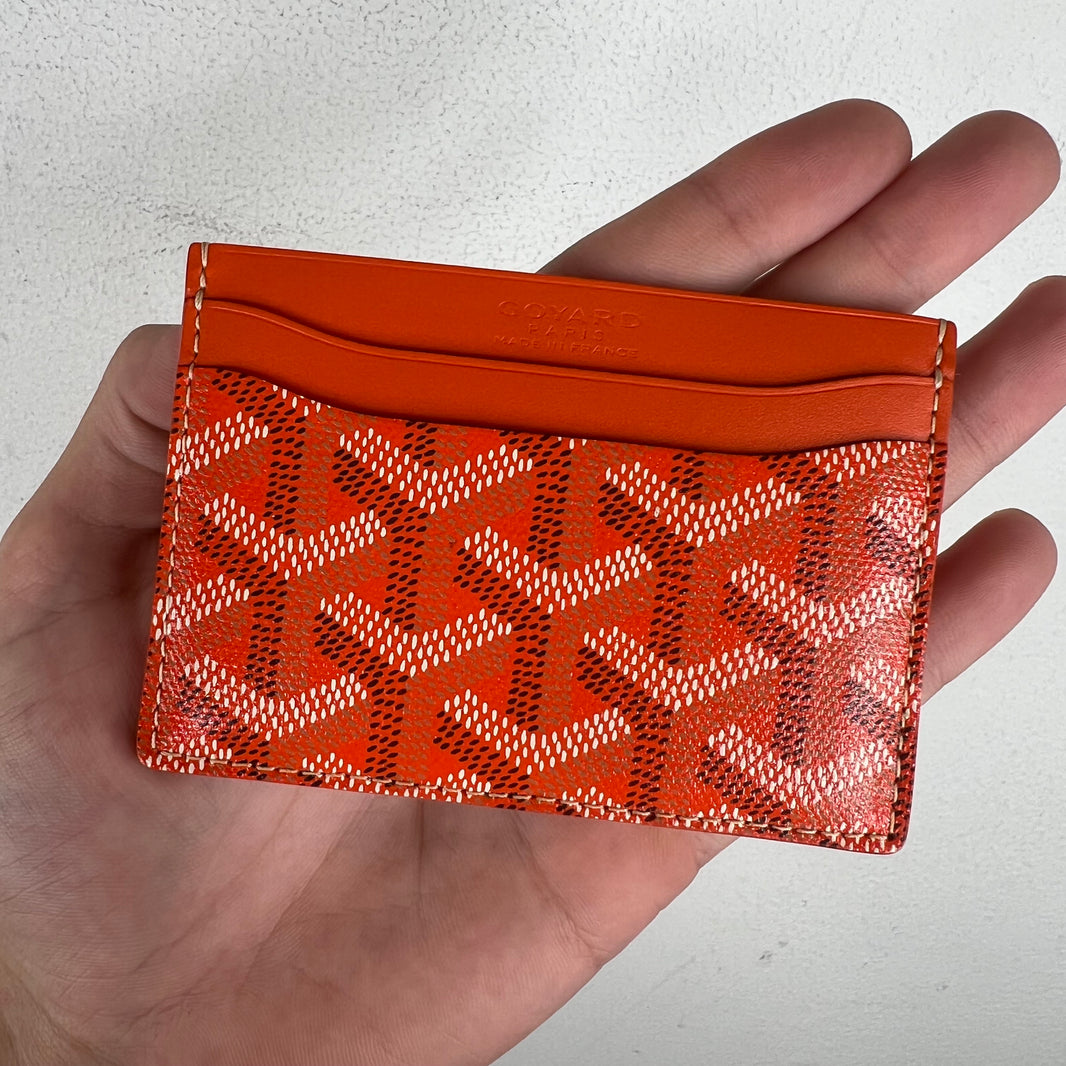 Goyard Orange Card Holder