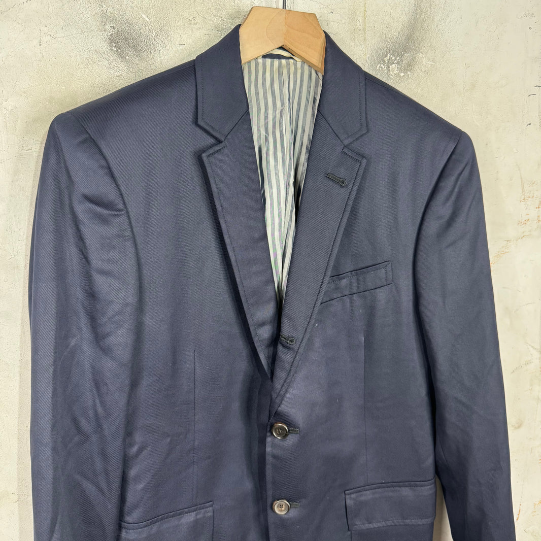 Thom Browne Navy 2 Button Blazer