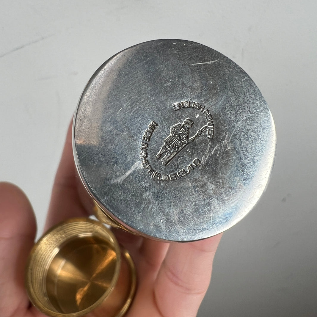 Supreme English Pewter Co. Shotgun Shell Flask
