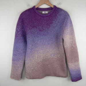 ERL Purple Gradient Knit Sweater