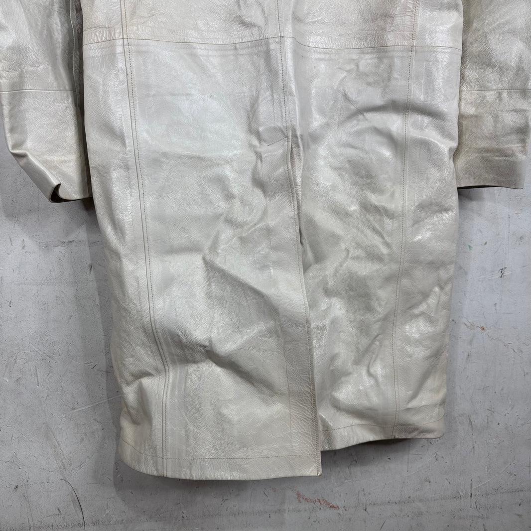 Calvin Klein 205W39NYC Sample Runway Leather Coat